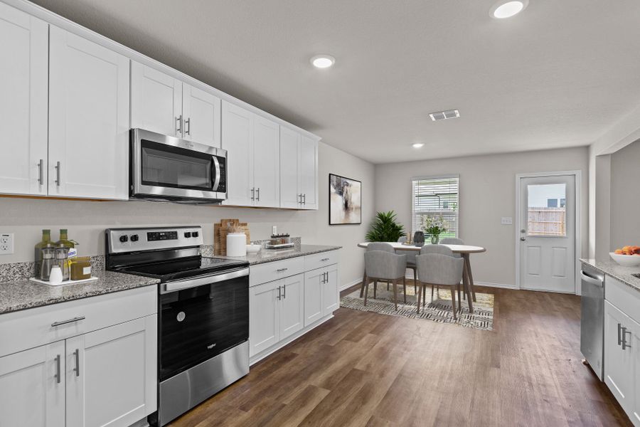 Representative furnished interior of a home built from the Springfield by Centex in Davis Ranch, San Antonio (Image 6).
