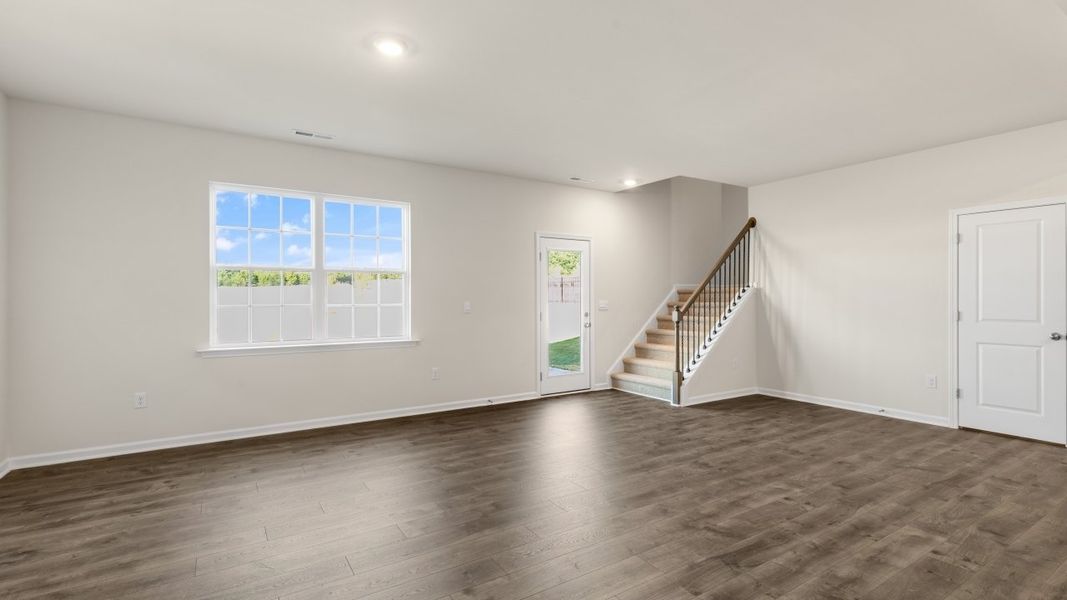 Spacious, unfurnished interior of a new home in The Grove at Matthews Landing, Fuquay Varina (Image 16).