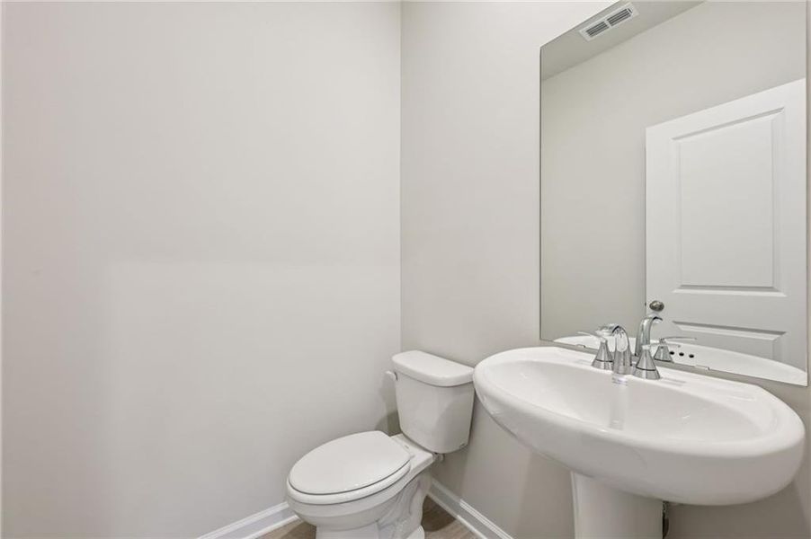 Furnished interior view inside a new home in Parkside at Grayson, Grayson (Image 5).