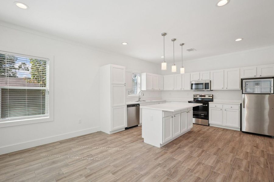 Furnished interior view inside a new home in , Houston (Image 8).