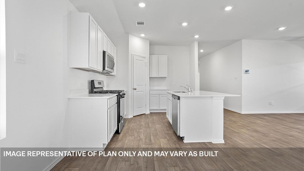 Furnished interior view inside a new home in Marigold, Kyle (Image 4).