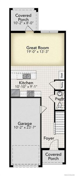 2D floor plan layout of this home in Wyld Palms, Inverness, FL (Image 3).