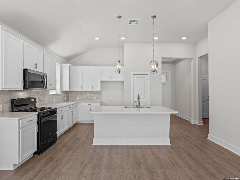 Furnished interior view inside a new home in Westridge, San Antonio (Image 10).