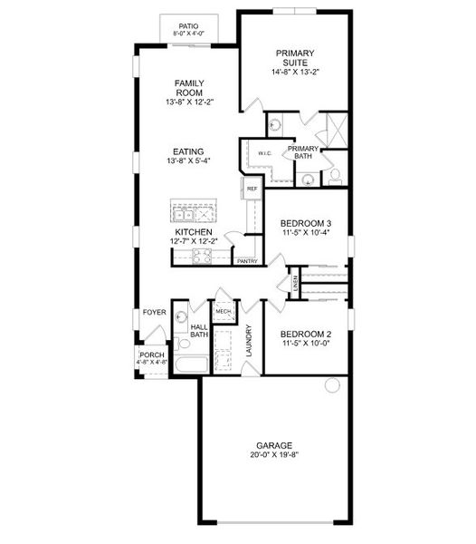 Image 11 representing the The Bellinger by Stanley Martin Homes in Watermark, Cocoa, FL.