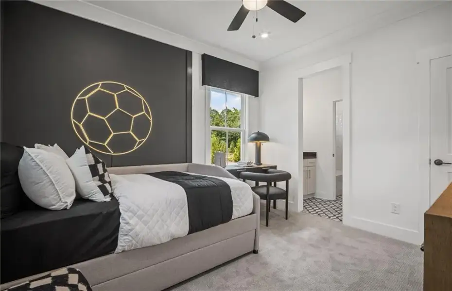 Furnished interior view inside a new home in Sterling Pointe, Cumming (Image 9).