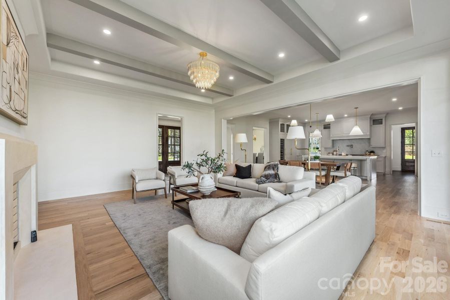 Furnished interior view inside a new home in , Charlotte (Image 31).