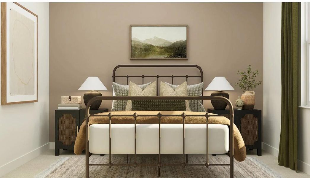 Furnished interior view inside a new home in Lindera Preserve at Cane Bay Plantation: Sabal Collection, Summerville (Image 7).