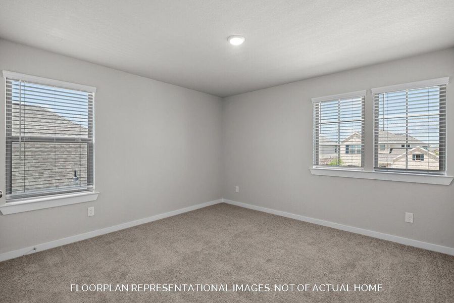 Spacious, unfurnished interior of a new home in Lago Mar, Santa Fe (Image 23). Spacious, unfurnished interior of a new home in Lago Mar, Santa Fe (Image 23).