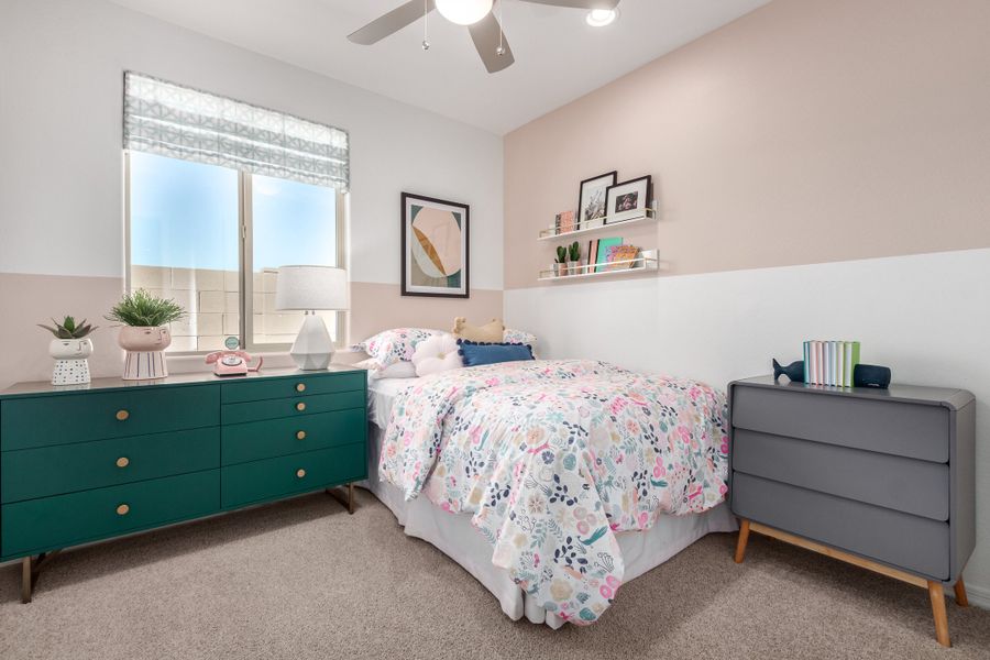 Representative furnished interior of a home built from the 40R1 by Taylor Morrison in Rancho Mercado, Surprise (Image 27).