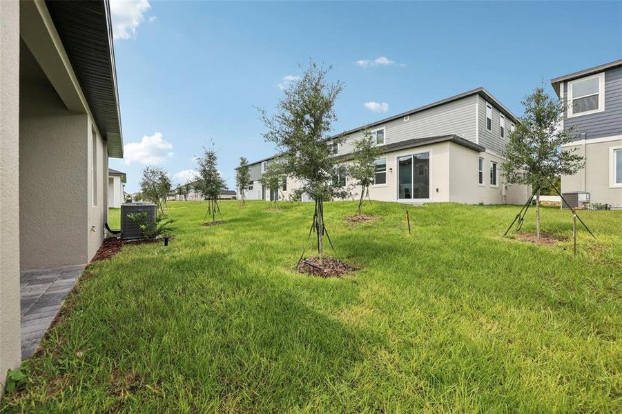 Exterior details and patio area of a home in Cyrene at Minneola, Minneola (Image 24).