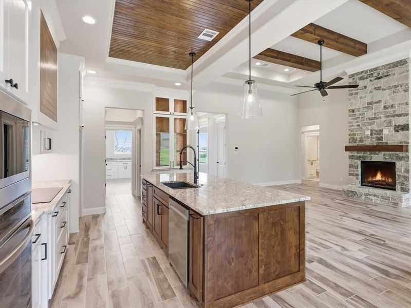 Furnished interior view inside a new home in , Granbury (Image 7).