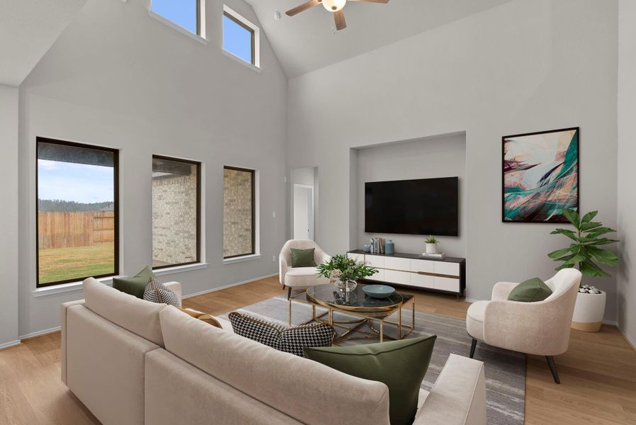 Furnished interior view inside a new home in Escondido, Magnolia (Image 10).