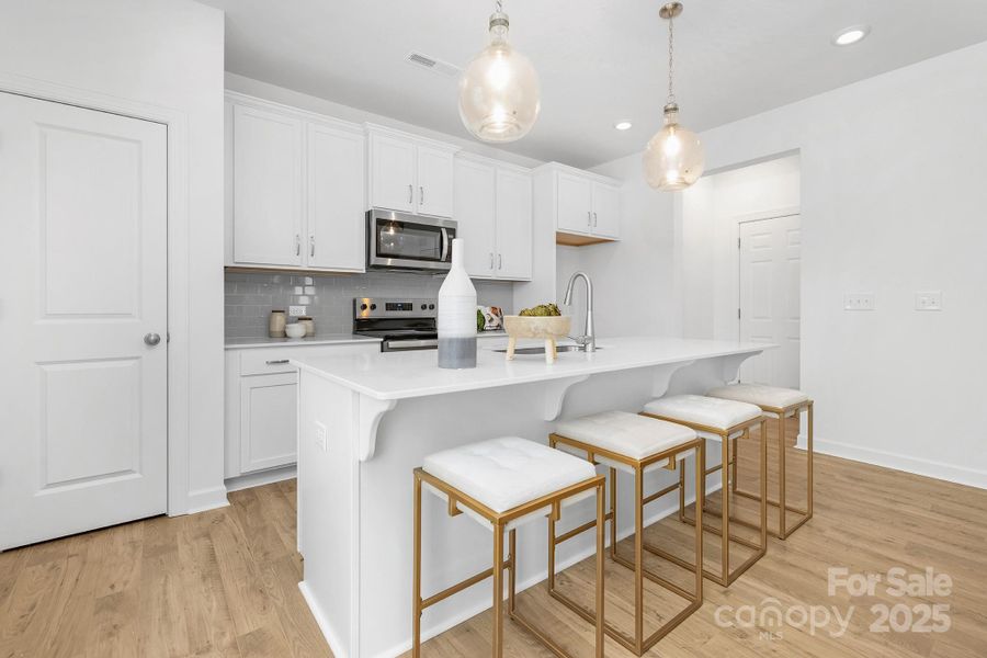 Furnished interior view inside a new home in , New London (Image 15).