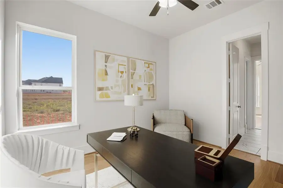 Furnished interior view inside a new home in Silverleaf Estates in Frisco, Frisco (Image 8).