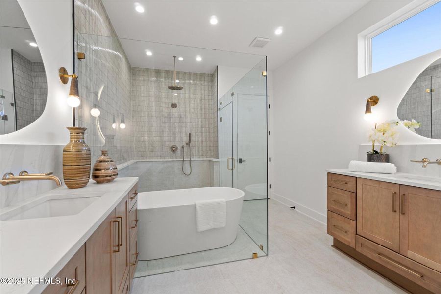 Furnished interior view inside a new home in , Jacksonville Beach (Image 14). Furnished interior view inside a new home in , Jacksonville Beach (Image 14).