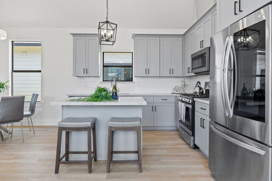 Furnished interior view inside a new home in , Beasley (Image 7).