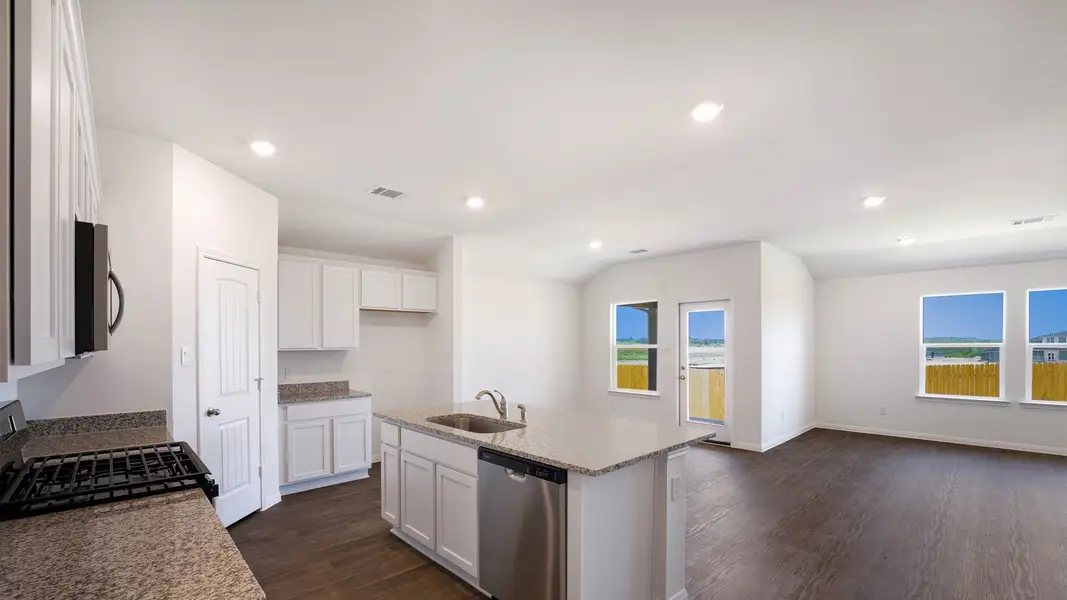 Furnished interior view inside a new home in Southgrove, Kyle (Image 3).