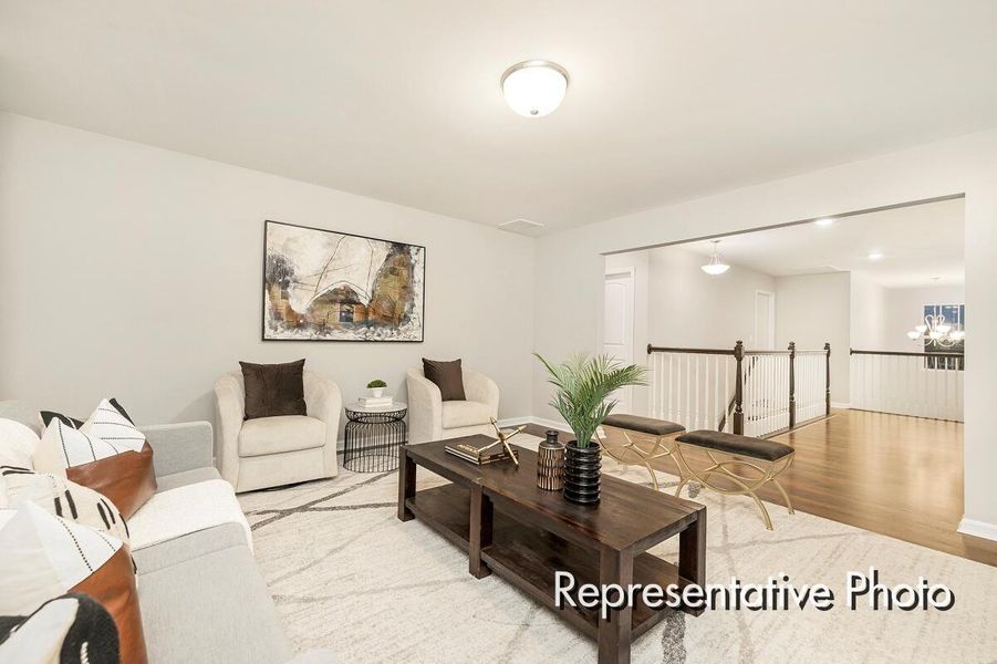 Furnished interior view inside a new home in , Ridgeville (Image 4).