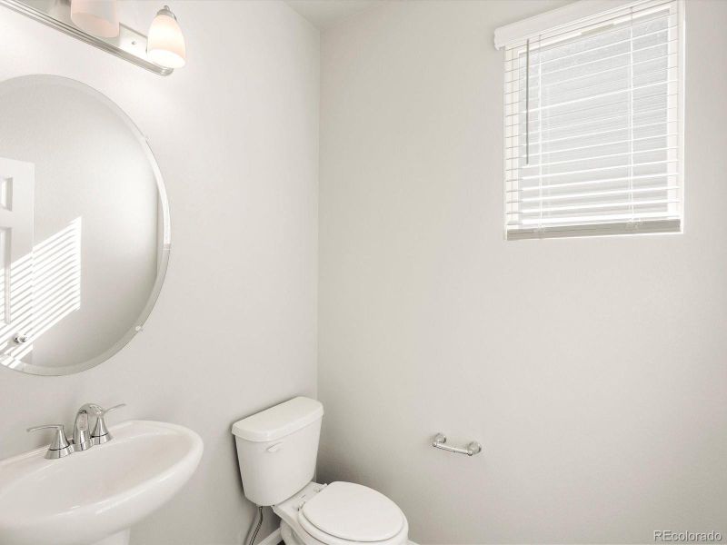Furnished interior view inside a new home in Buffalo Highlands: The Flora Collection, Commerce City (Image 8).