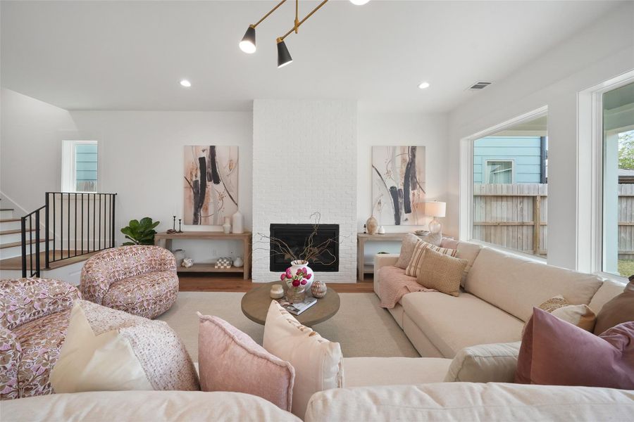 Furnished interior view inside a new home in , Houston (Image 5).
