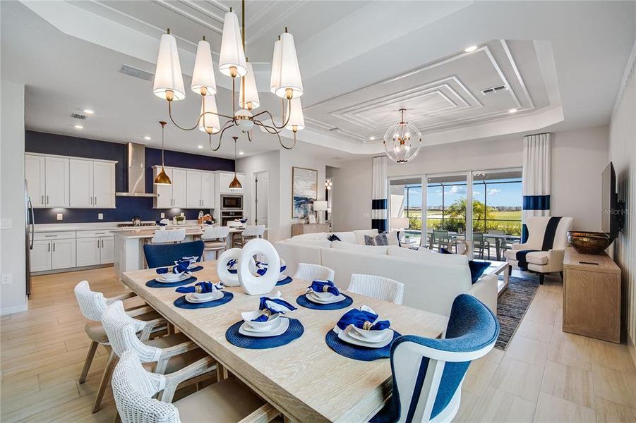 Furnished interior view inside a new home in Calusa Country Club, Lakewood Ranch (Image 23).