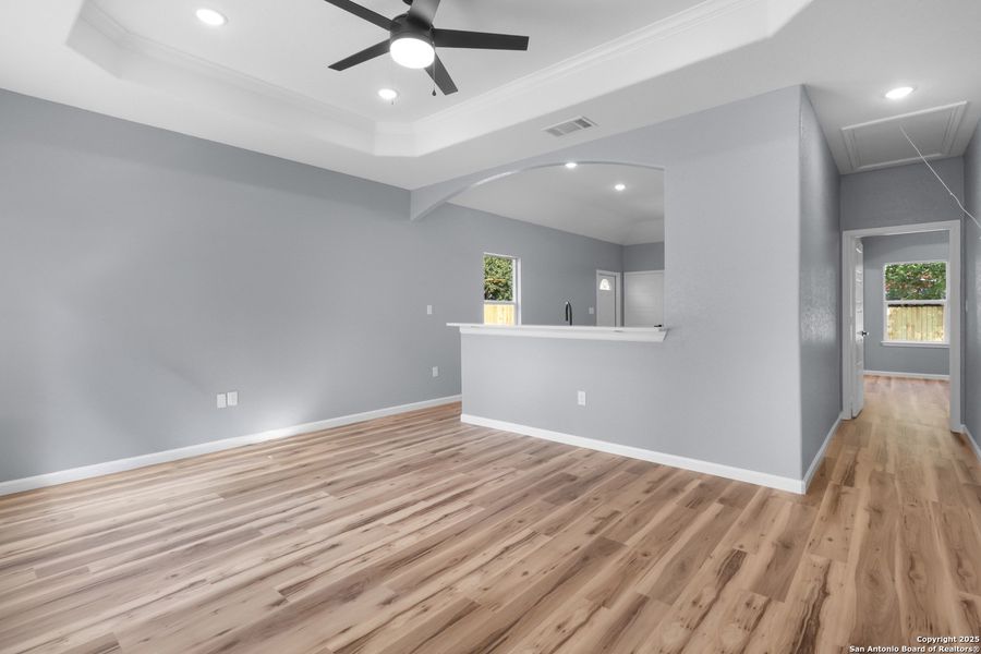 Spacious, unfurnished interior of a new home in , San Antonio (Image 10). Spacious, unfurnished interior of a new home in , San Antonio (Image 10).