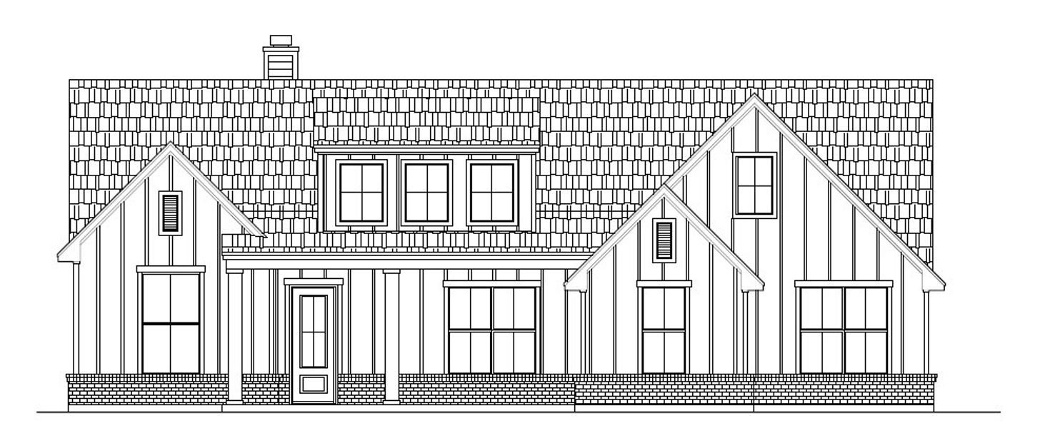 Representative exterior photo of a completed home built from the The Bryan by Kenmark Homes in Coyote Crossing, Godley, TX (Image 4). Representative exterior photo of a completed home built from the The Bryan by Kenmark Homes in Coyote Crossing, Godley, TX (Image 4).