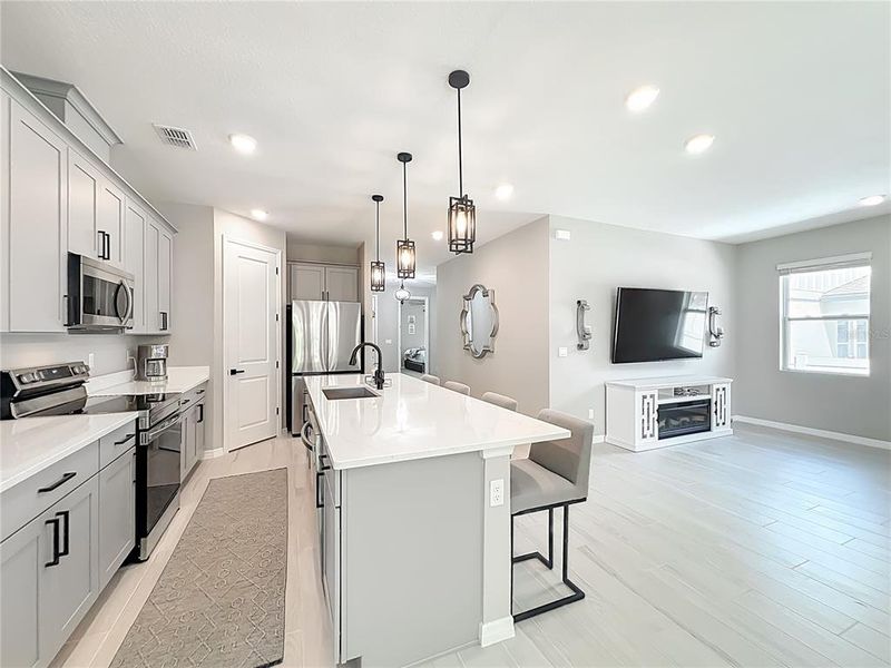 Furnished interior view inside a new home in , Clermont (Image 5).