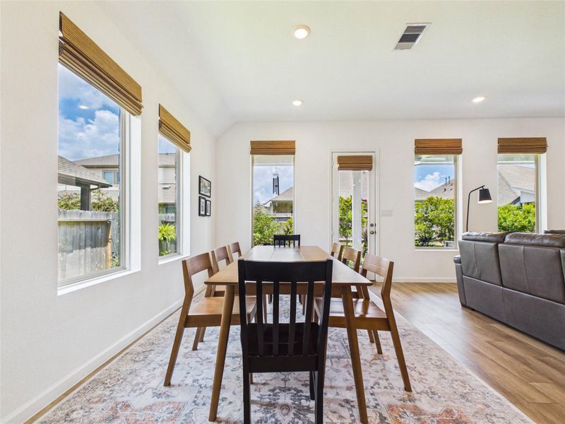 Furnished interior view inside a new home in Westwood, League City (Image 19).