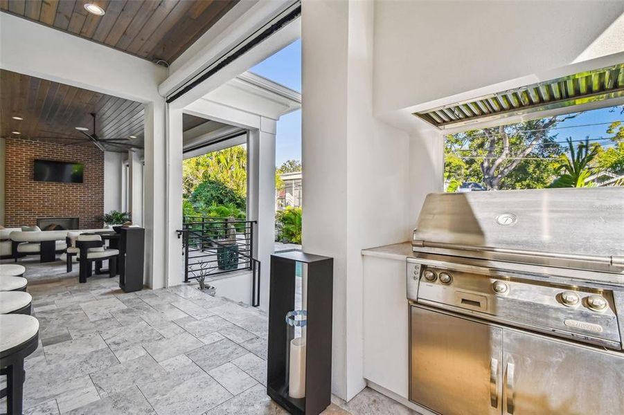 Exterior details and patio area of a home in , Tampa (Image 26).