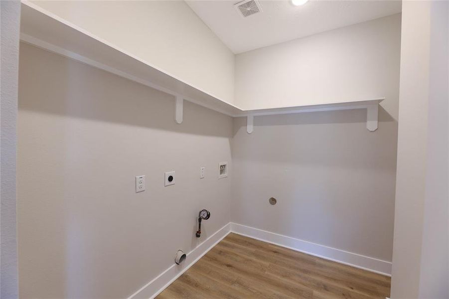 Laundry Room located on 2nd floor near bedrooms.