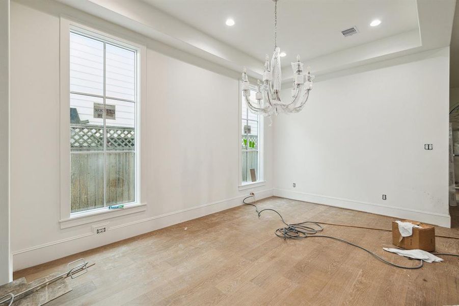 Large Formal Dining Room.  Photos as of Jan. 13th, 2025.