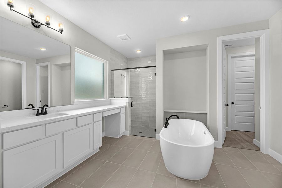 Furnished interior view inside a new home in Austin Point, Richmond (Image 9).