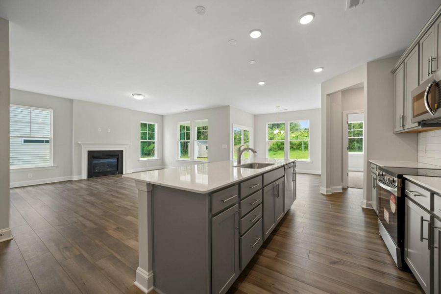Furnished interior view inside a new home in Hopewell Garden, Winston-Salem (Image 9).