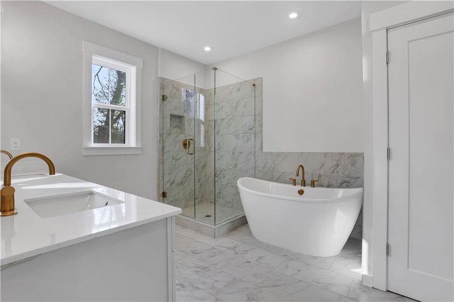 Furnished interior view inside a new home in The Groves at Myrtle, Roswell (Image 6).
