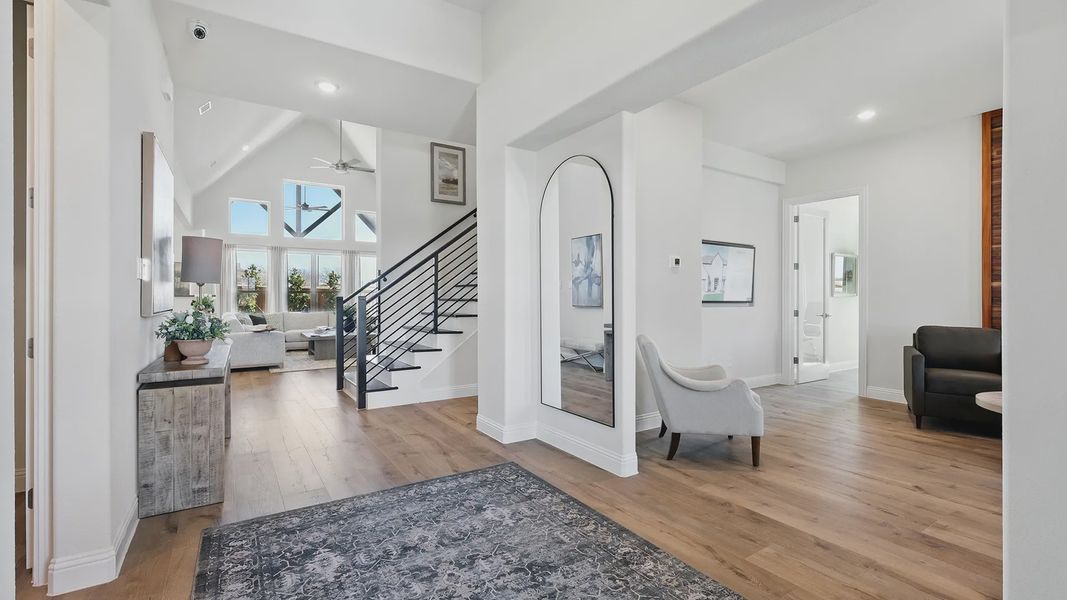 Furnished interior view inside a new home in Rio Vista at Kelly Ranch, Aledo (Image 5).