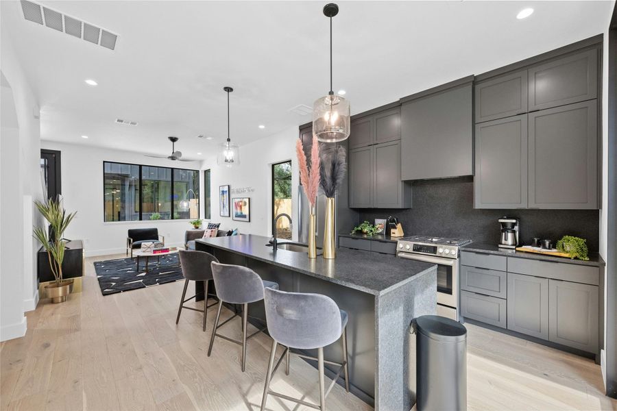 Furnished interior view inside a new home in , Austin (Image 8).