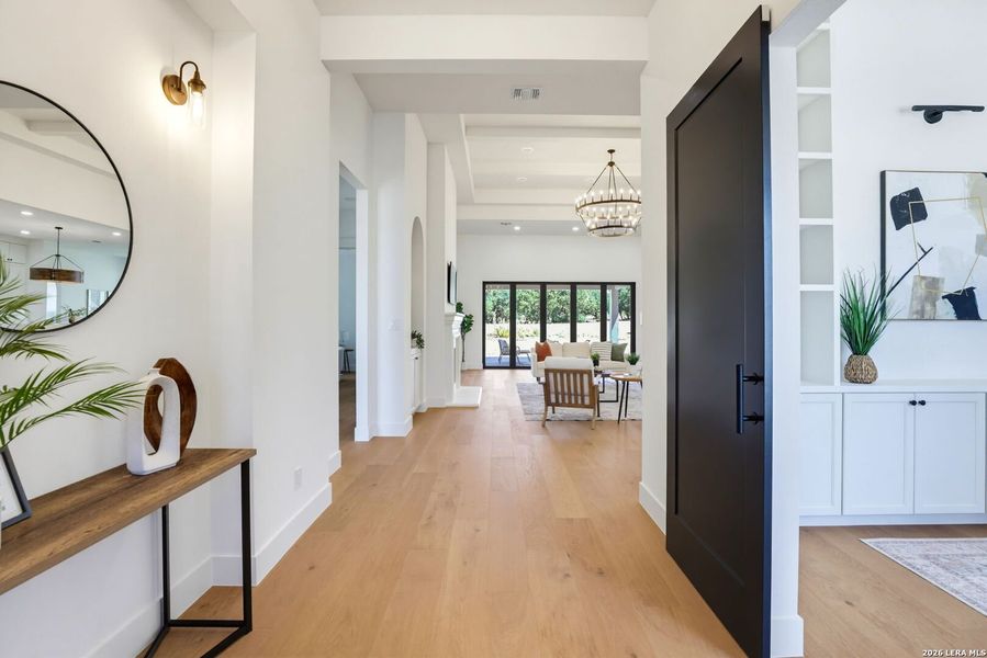 Furnished interior view inside a new home in , Bulverde (Image 7).