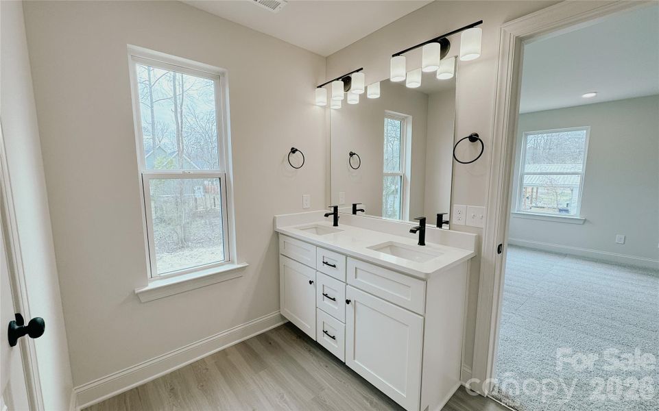 Furnished interior view inside a new home in , Harrisburg (Image 11).