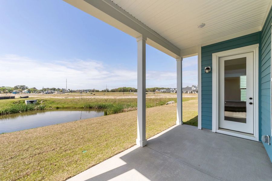 Exterior details and patio area of a home in Blue Heron Retreat, Little River (Image 4). Exterior details and patio area of a home in Blue Heron Retreat, Little River (Image 4).