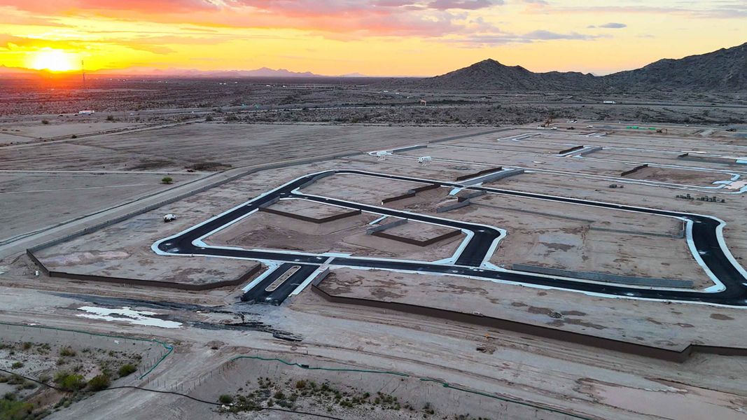 Site preparation for future homes built from the Glacier by D.R. Horton in Westpark, Buckeye (Image 17).