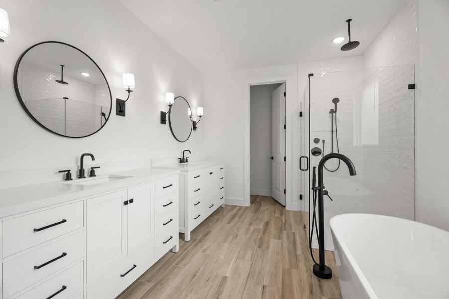 Spa-like primary bath (*Photo not of actual home and used for illustration purposes only.) Spa-like primary bath (*Photo not of actual home and used for illustration purposes only.)