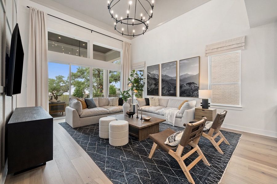 Furnished interior view inside a new home in Arbor Collection At Park Central, Georgetown (Image 19). Furnished interior view inside a new home in Arbor Collection At Park Central, Georgetown (Image 19).