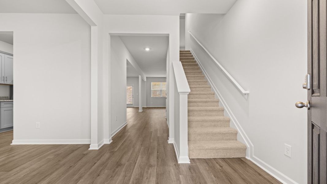 Spacious, unfurnished interior of a new home in Estates at Deer Hollow, Grovetown (Image 14). Spacious, unfurnished interior of a new home in Estates at Deer Hollow, Grovetown (Image 14).