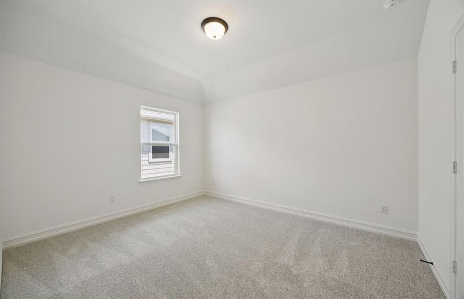 Comfortable secondary bedroom with generous closet space *Real home pictured Comfortable secondary bedroom with generous closet space *Real home pictured