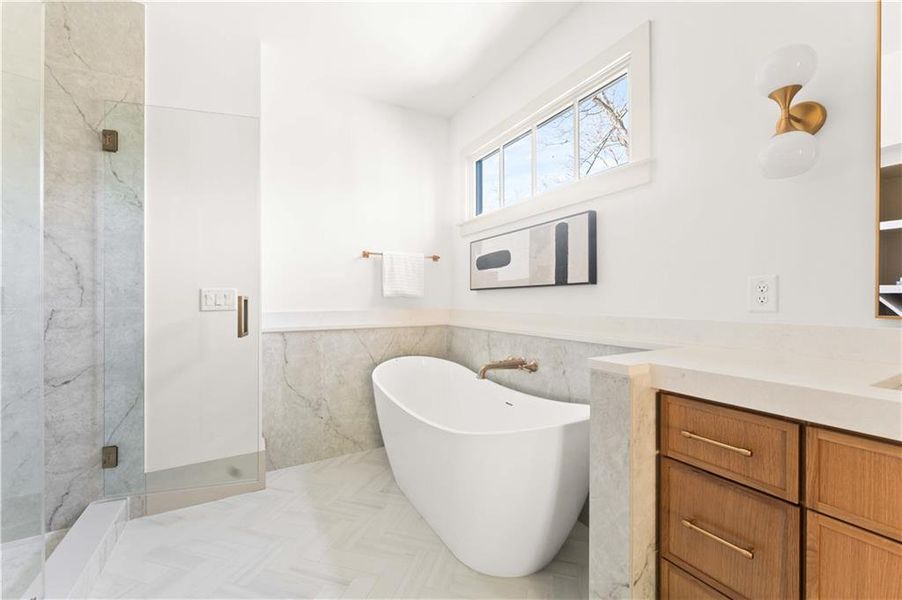 Furnished interior view inside a new home in , Decatur (Image 42).