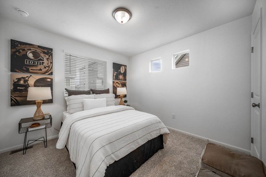 Furnished interior view inside a new home in Banning Lewis Ranch - New Homes Colorado Springs, Colorado Springs (Image 16). Furnished interior view inside a new home in Banning Lewis Ranch - New Homes Colorado Springs, Colorado Springs (Image 16).