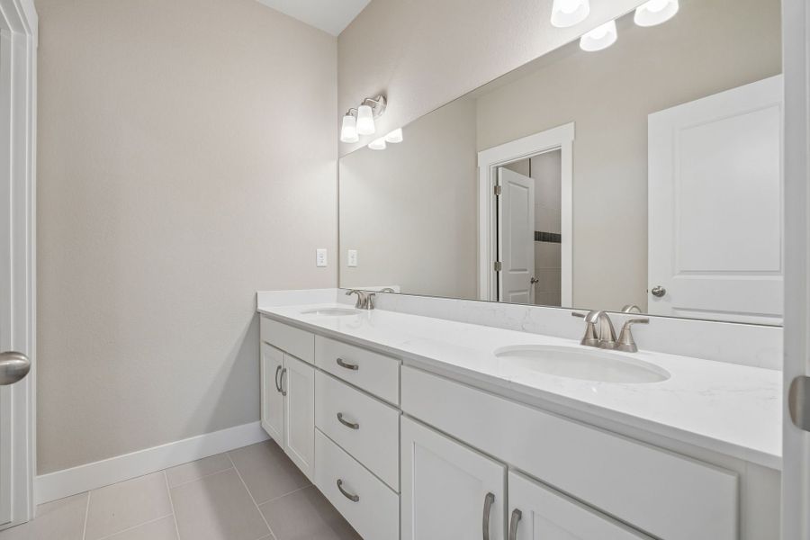 Representative furnished interior of a home built from the The Telluride by Landmark Homes in Wilder at Timnath Ranch, Timnath (Image 10).