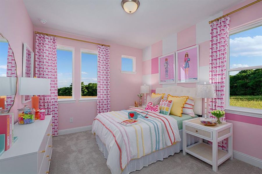 Furnished interior view inside a new home in Dominion at Brookhollow, Prosper (Image 13).