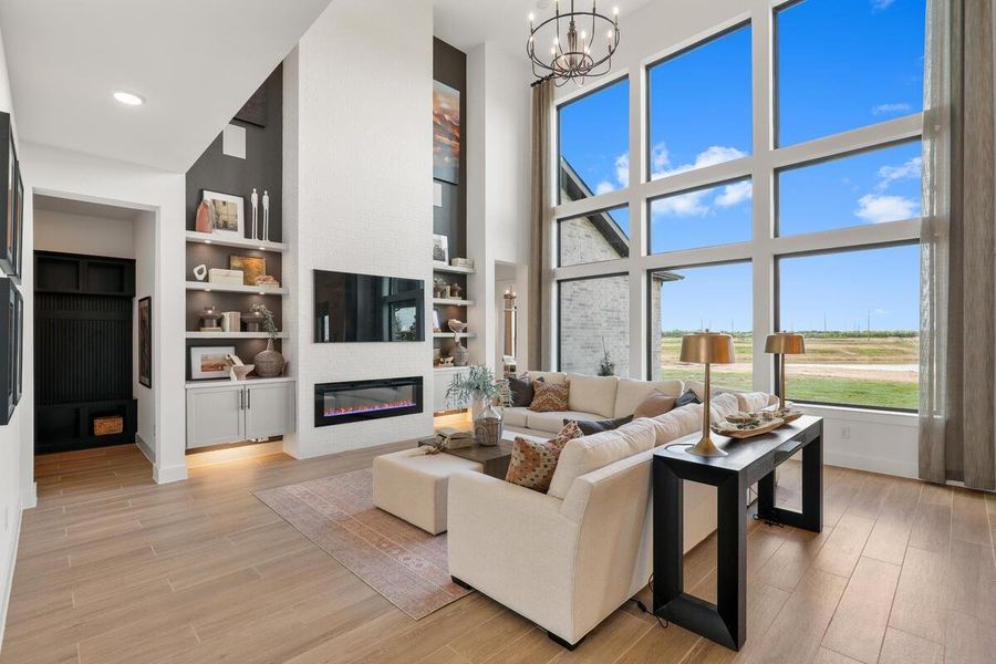 Furnished interior view inside a new home in , Todd Mission (Image 22).